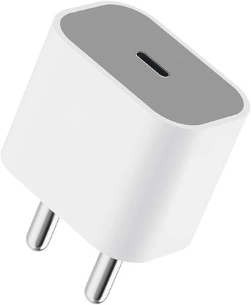 Apple 20W USB-C Charger For iPhone 15 Series (Adapter With Braided Cable)