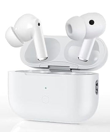 Airbuds pro 2nd Generation with (C-Type) Charging Case (White) TWS in-Ear Earphone | Bluetooth 5.3, Mic & | Earbuds True Wireless in Ear Headset | Active Noise Cancellation pro