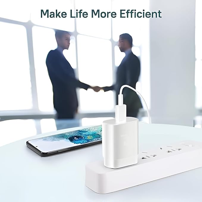 25W Type C Charger for Samsung A35/M35/A55/M55/F05/M15, F15/A15/A14/M14/F14/A34/M34/F34/S24 Ultra, S23/S23 fe/S21 fe 5G/Z fold/flip/6/5/4/3, Galaxy Tab Super Fast Wall USB C to C Charge Adapter, White