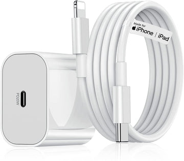 AILKIN 20W Original Fast Charger with USB-C to Lightning Cable – MFi Certified, 2 Years Warranty – Compatible with iPhone 14/13/12/11/X Series