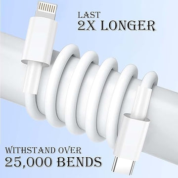 WSOKO USB C to Lightning-Cable 20W Fast Charger Cable Power Charging Cord Compatible with iPhone 14/13/12/12 PRO Max/12/11/11PRO/XS/Max/XR/X/8/iPad (HB-AL6A013)
