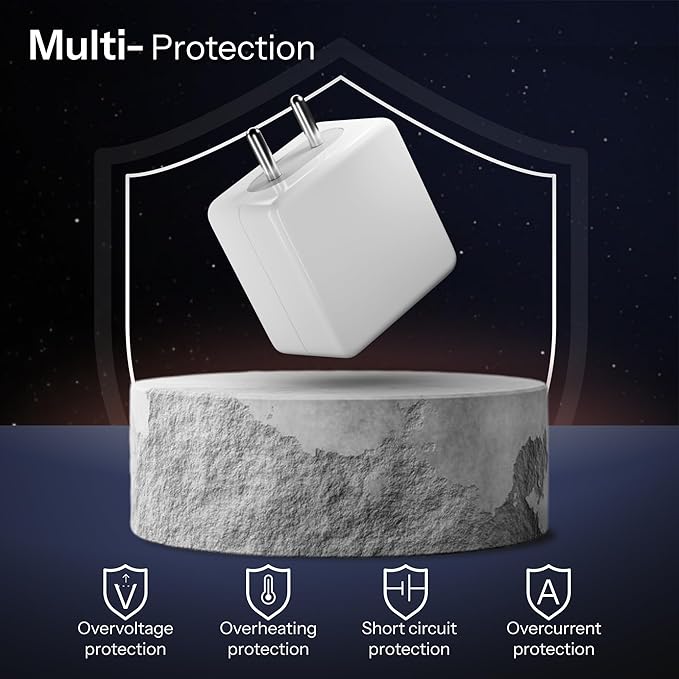 WSOKO  100W SUPERVOOC Charger for Oneplus | 100W Warp/Dash/Supervooc Adapter with Type C Dash Cable Compatible for Oneplus 13/13R/12/12R/11/11R/10/10 Pro/9/9 Pro/ 9R/ 8/ 8T/7/Nord/CE 3 & Other Devices