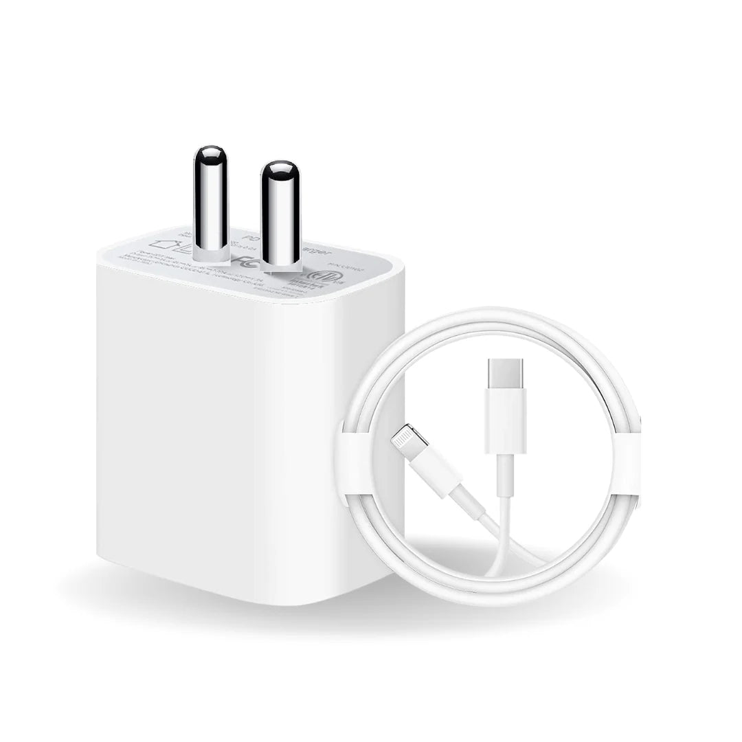 Apple iPhone SE 2020 Max 20W USB‑C Power Adapter Mobile Charger With USB-C to Lightning Charge Cable