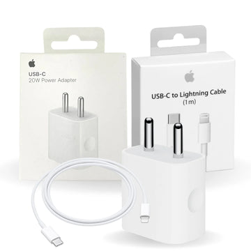 Apple iPhone 5 Mobile Charger With Lightning To Usb Charge and Data Sync Lightning Cable 1M White