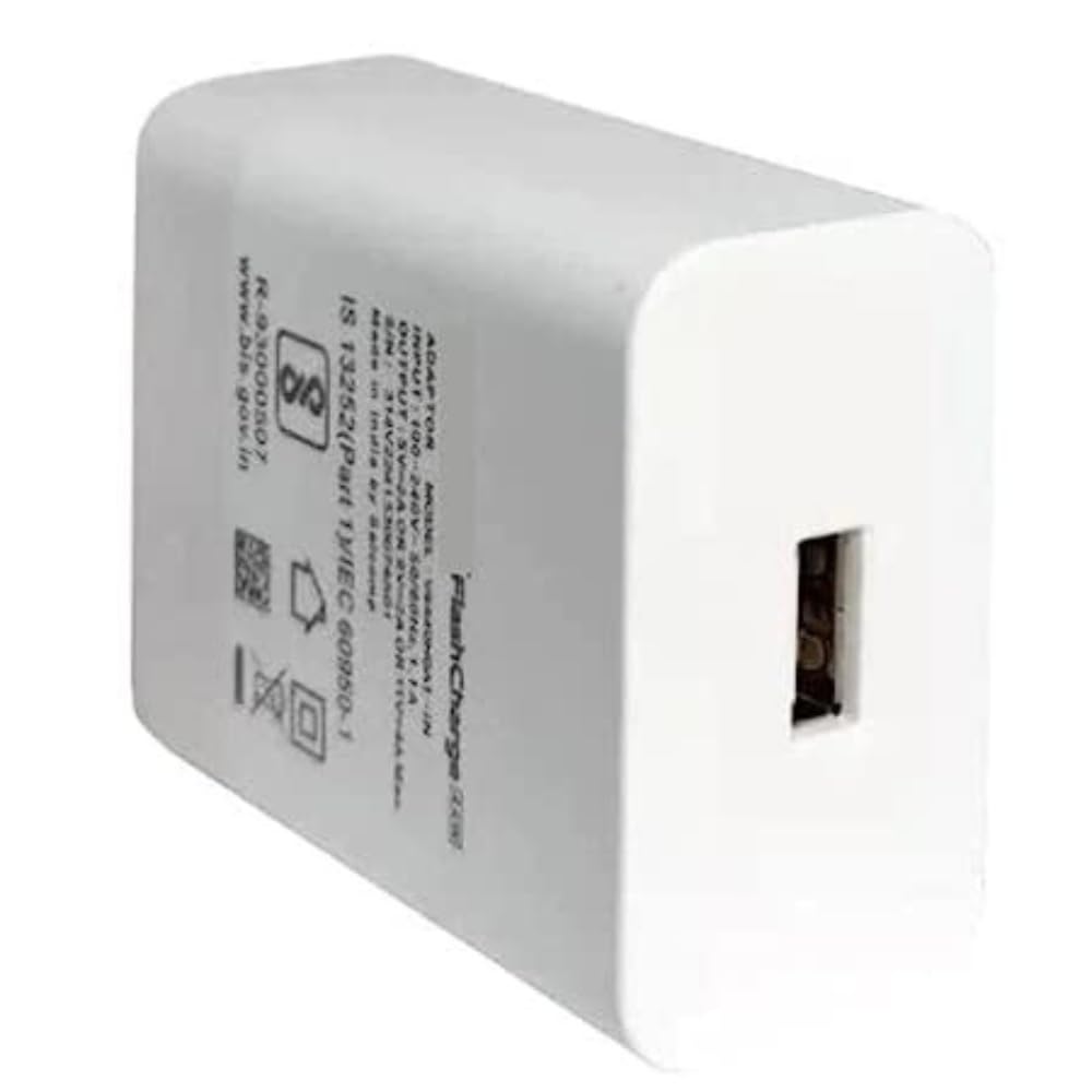 Original 44W Flash Fast Charging Adapter – Compatible with vivo V30/V30e, T2 Pro, Y200, V23, V29, X100 & More (Adapter Only)