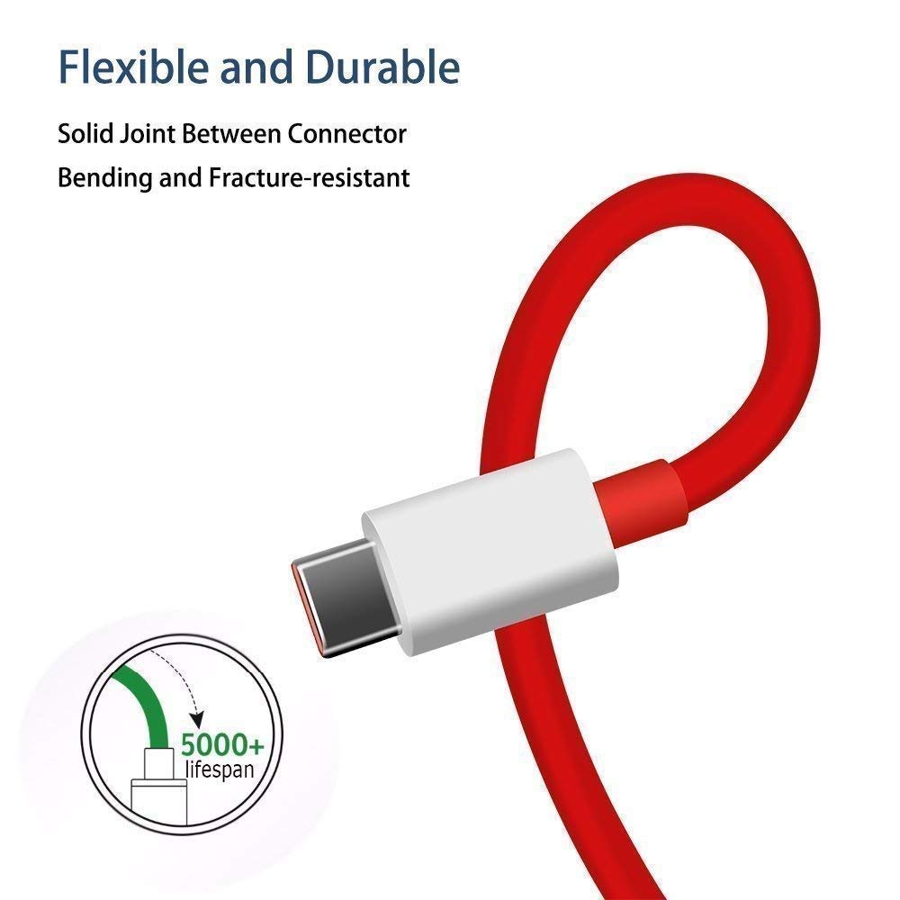 Original 100W SuperVOOC USB Fast Charger with Cable – Compatible with OnePlus – White (2024INC0417)