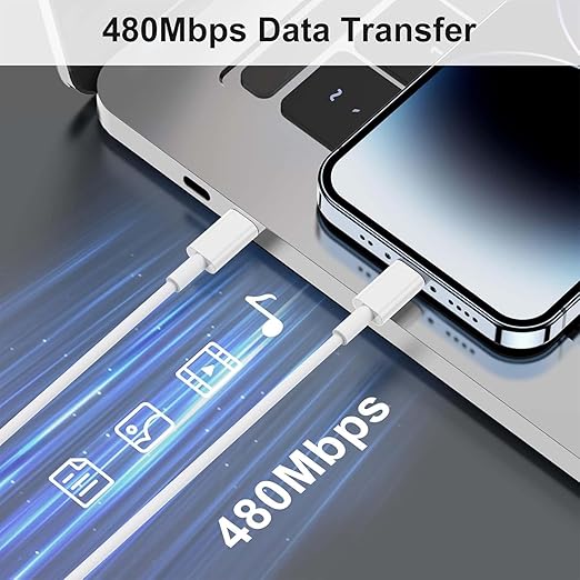 WSOKO USB C to Lightning-Cable 20W Fast Charger Cable Power Charging Cord Compatible with iPhone 14/13/12/12 PRO Max/12/11/11PRO/XS/Max/XR/X/8/iPad (HB-AL6A013)
